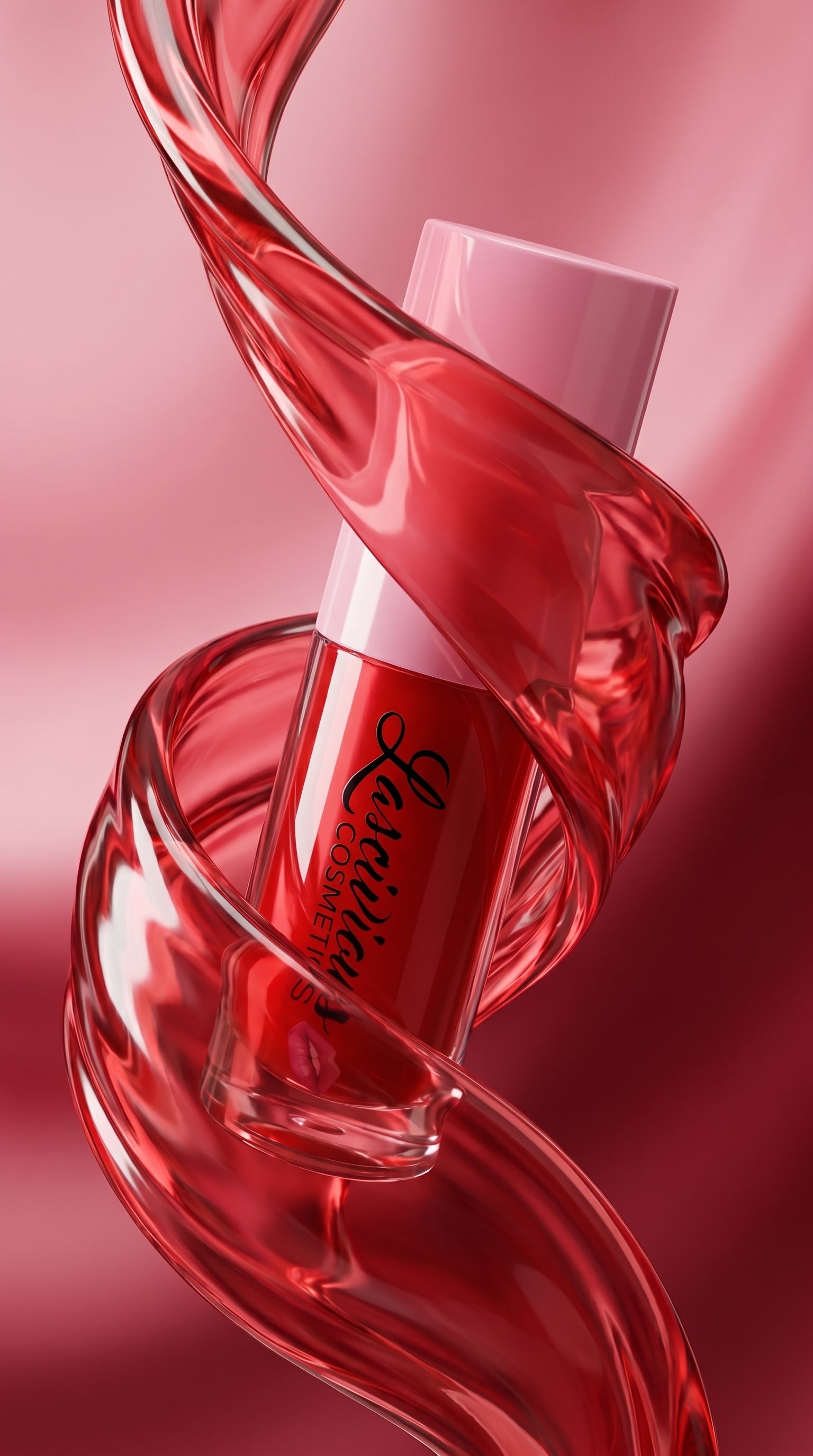 REDLICIOUS RED COTTON CANDY LIP GLOSS