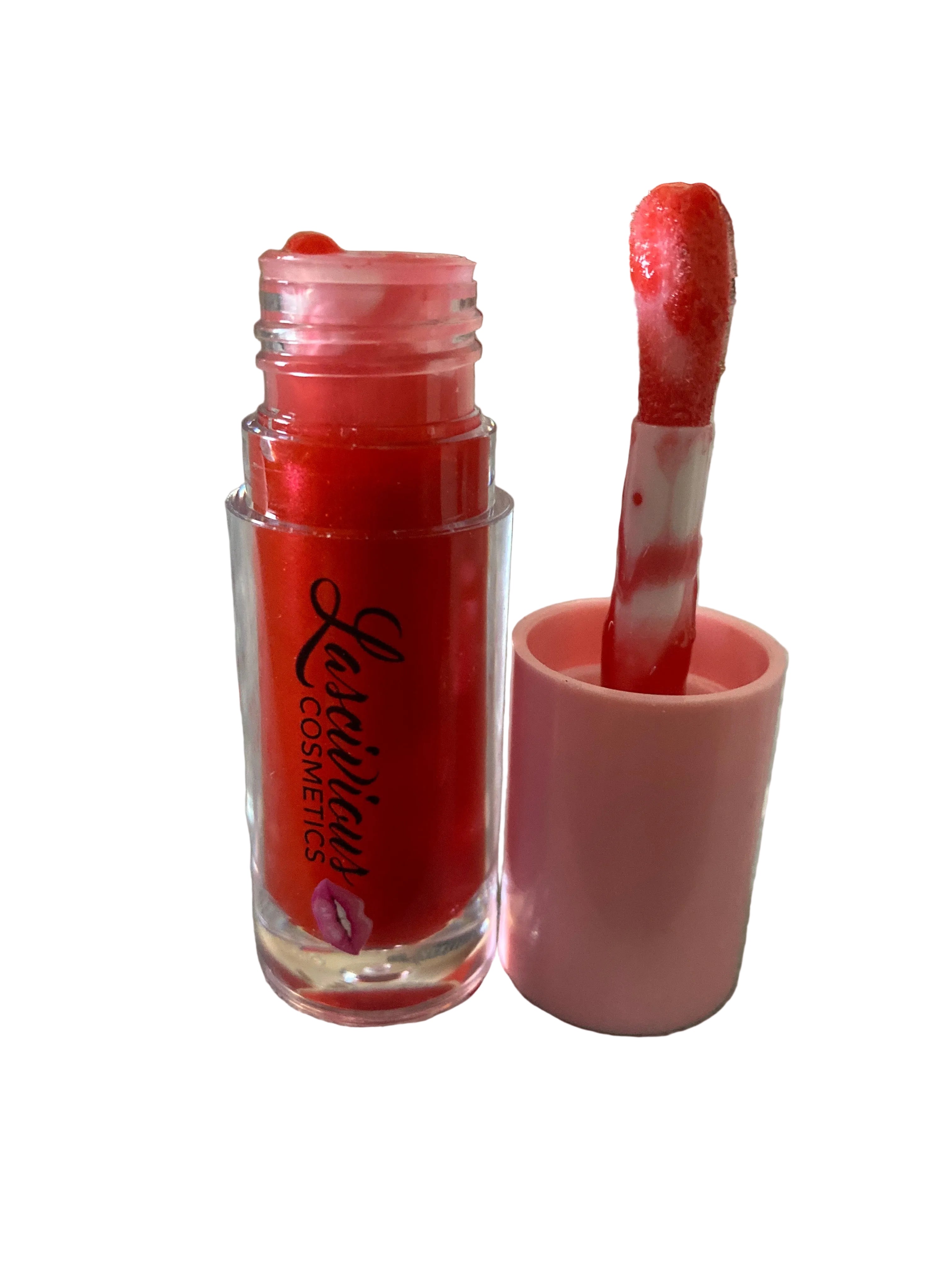 REDLICIOUS RED COTTON CANDY LIP GLOSS